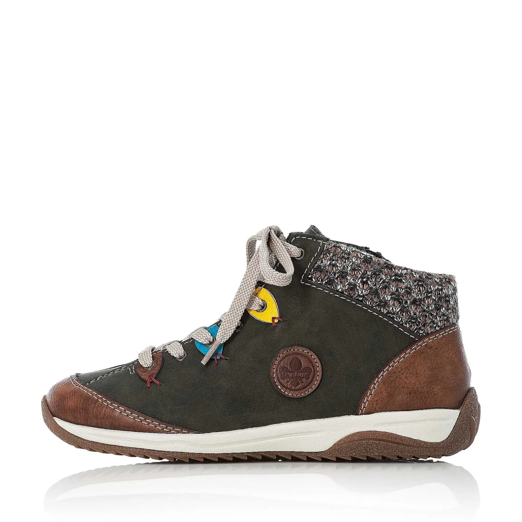 Rieker Low Shoes & Slippers-Women'S Lace-Up Shoes Moss Green
