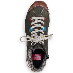 Rieker Low Shoes & Slippers-Women'S Lace-Up Shoes Moss Green