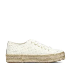 Rieker Low Shoes & Slippers-Women'S Lace-Up Shoes Swan White