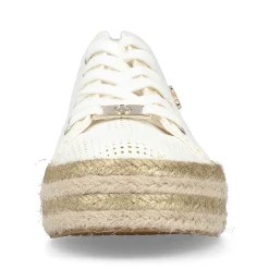 Rieker Low Shoes & Slippers-Women'S Lace-Up Shoes Swan White