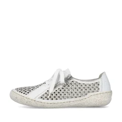 Rieker Low Shoes & Slippers-Women'S Lace-Up Shoes Pure White