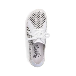 Rieker Low Shoes & Slippers-Women'S Lace-Up Shoes Pure White