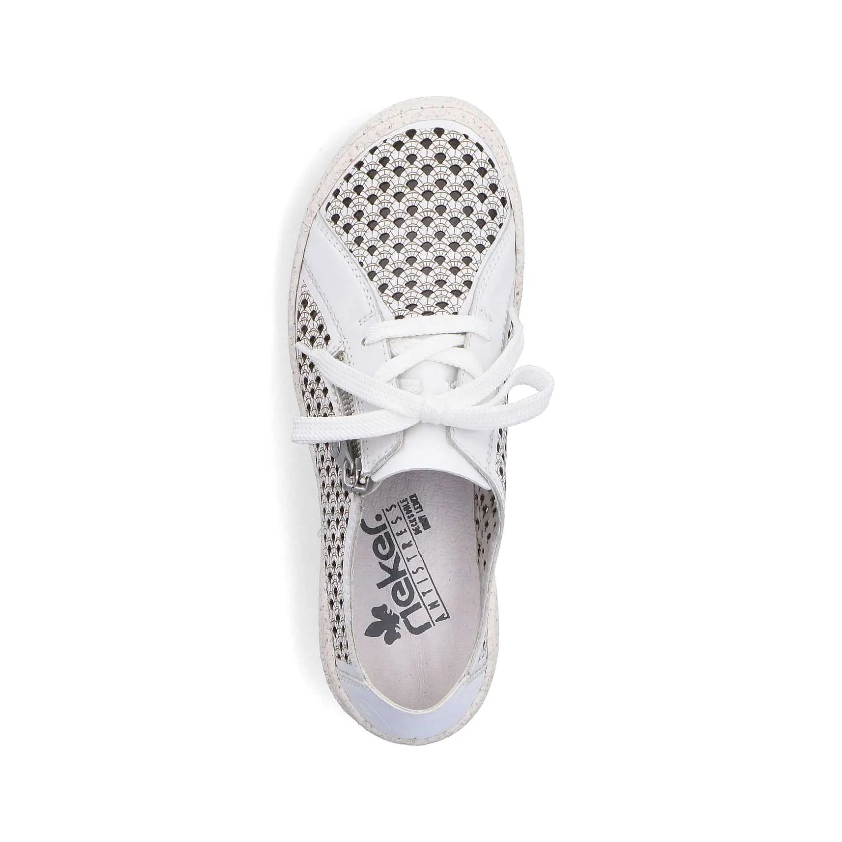 Rieker Low Shoes & Slippers-Women'S Lace-Up Shoes Pure White