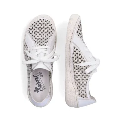 Rieker Low Shoes & Slippers-Women'S Lace-Up Shoes Pure White