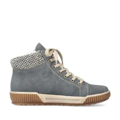 Rieker Low Shoes & Slippers-Women'S Lace-Up Shoes Blue-Gray