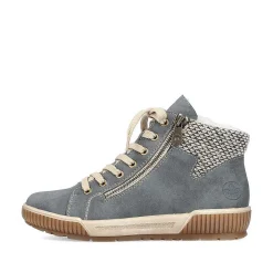 Rieker Low Shoes & Slippers-Women'S Lace-Up Shoes Blue-Gray