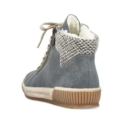 Rieker Low Shoes & Slippers-Women'S Lace-Up Shoes Blue-Gray