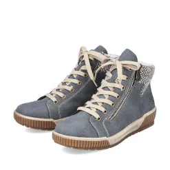 Rieker Low Shoes & Slippers-Women'S Lace-Up Shoes Blue-Gray