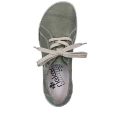 Rieker Low Shoes & Slippers-Women'S Lace-Up Shoes Green Gray