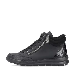 Rieker Low Shoes & Slippers-Women'S Lace-Up Shoes Deep Black