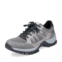 Rieker Low Shoes & Slippers-Women'S Lace-Up Shoes Steel Gray