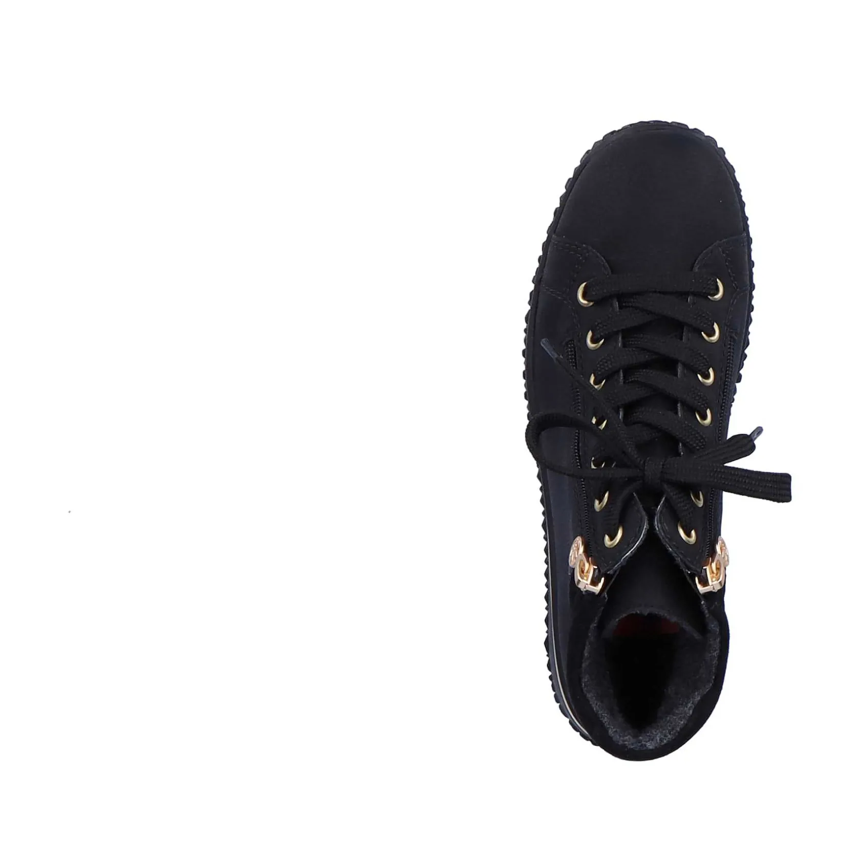 Rieker Low Shoes & Slippers-Women'S Lace-Up Shoes Deep Black