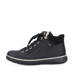 Rieker Low Shoes & Slippers-Women'S Lace-Up Shoes Deep Black