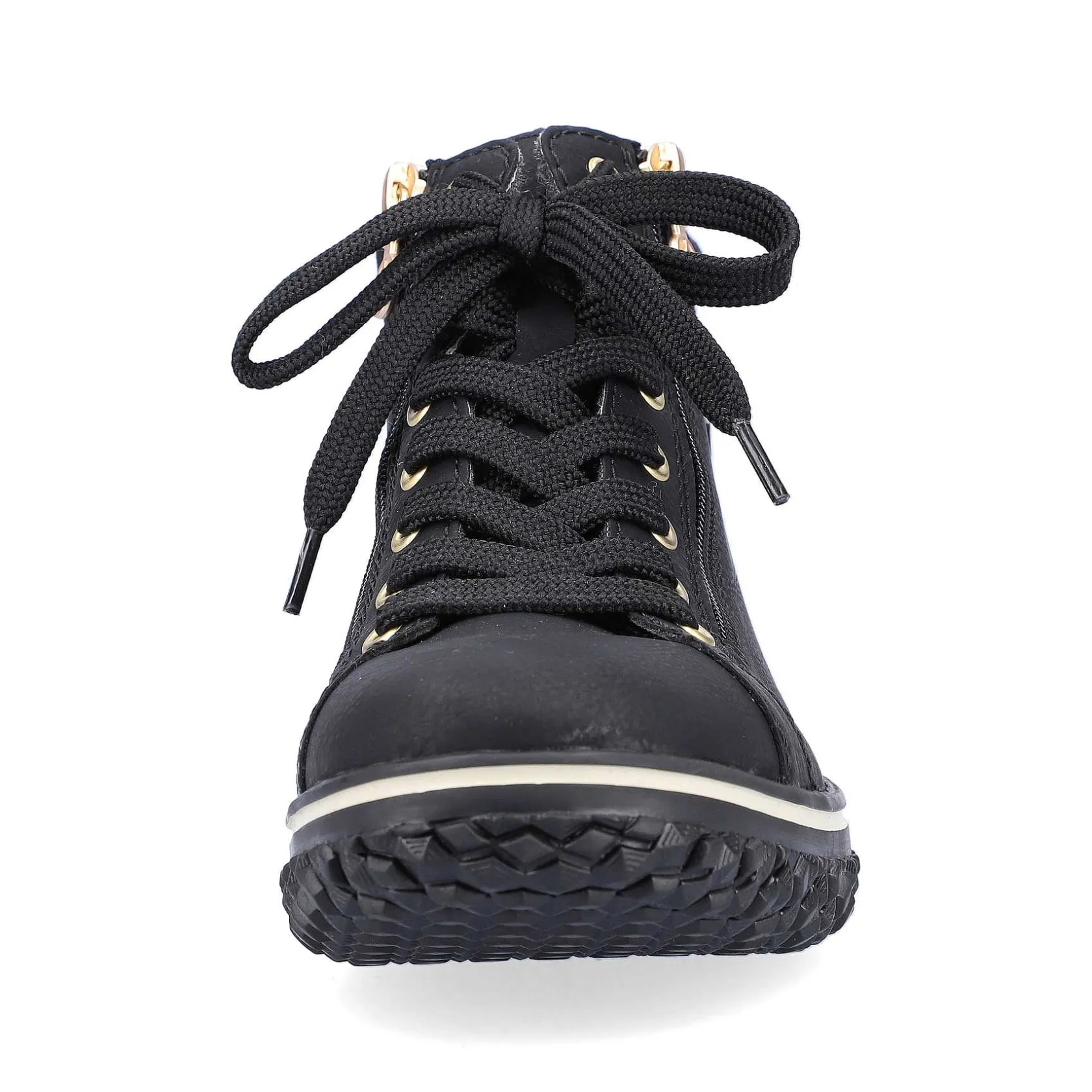 Rieker Low Shoes & Slippers-Women'S Lace-Up Shoes Deep Black