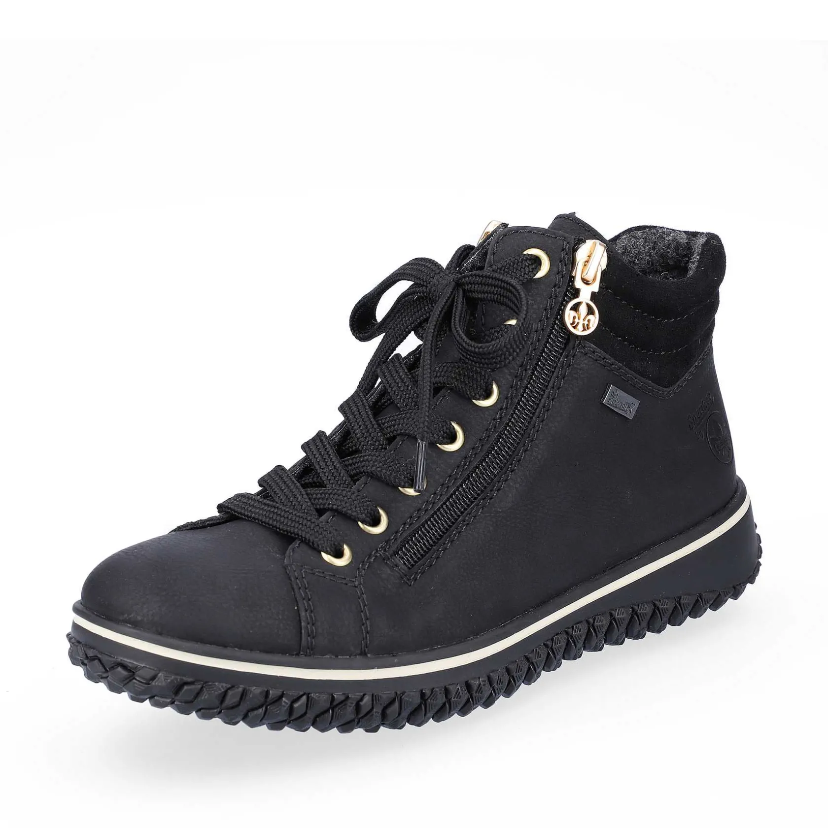 Rieker Low Shoes & Slippers-Women'S Lace-Up Shoes Deep Black
