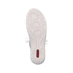 Rieker Low Shoes & Slippers-Women'S Lace-Up Shoes Silver Gray-Sky Blue