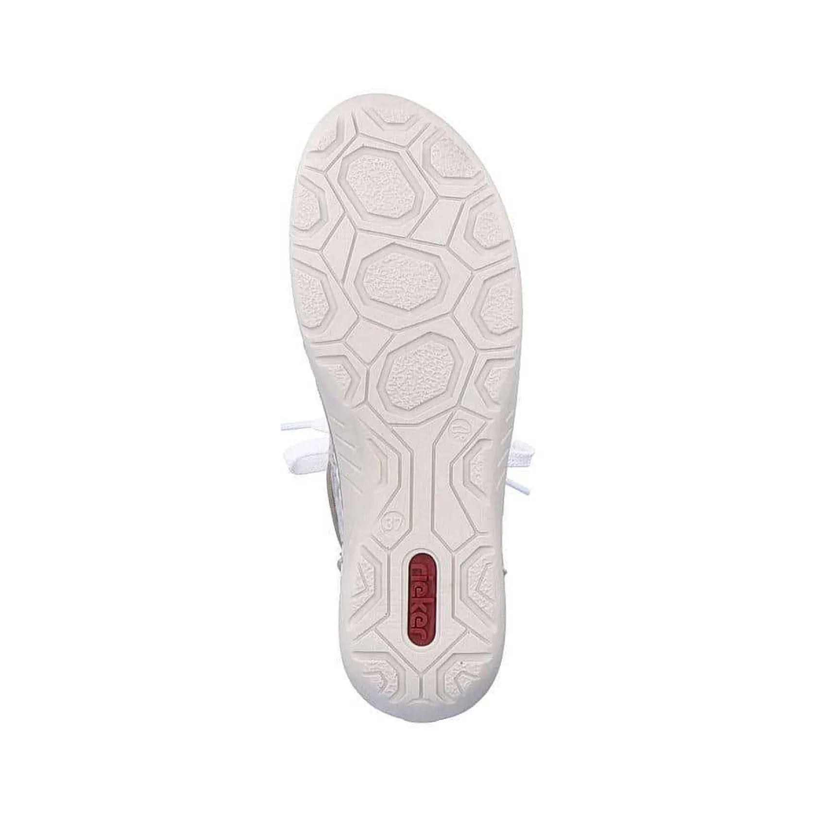 Rieker Low Shoes & Slippers-Women'S Lace-Up Shoes Silver Gray-Sky Blue