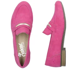 Rieker Colorful Styles-Women'S Loafers Fuchsia