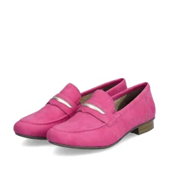 Rieker Colorful Styles-Women'S Loafers Fuchsia