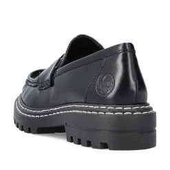 Rieker Loafers & Ballerinas-Women'S Loafers Graphite Black
