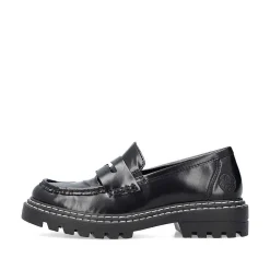 Rieker Loafers & Ballerinas-Women'S Loafers Graphite Black
