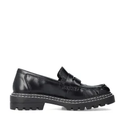 Rieker Loafers & Ballerinas-Women'S Loafers Graphite Black