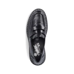 Rieker Loafers & Ballerinas-Women'S Loafers Graphite Black