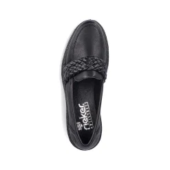 Rieker Loafers & Ballerinas-Women'S Loafers Graphite Black