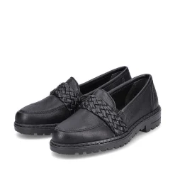 Rieker Loafers & Ballerinas-Women'S Loafers Graphite Black