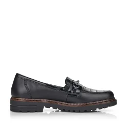 Rieker Loafers & Ballerinas-Women'S Loafers Graphite Black