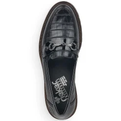 Rieker Loafers & Ballerinas-Women'S Loafers Graphite Black