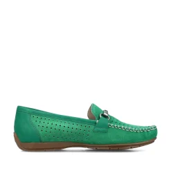 Rieker Colorful Styles-Women'S Loafers Grass Green