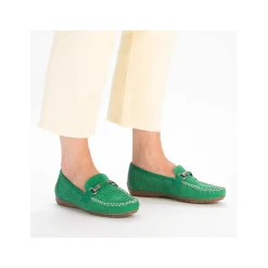 Rieker Colorful Styles-Women'S Loafers Grass Green