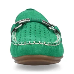 Rieker Colorful Styles-Women'S Loafers Grass Green