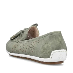 Rieker Loafers & Ballerinas-Women'S Loafers Green Grey
