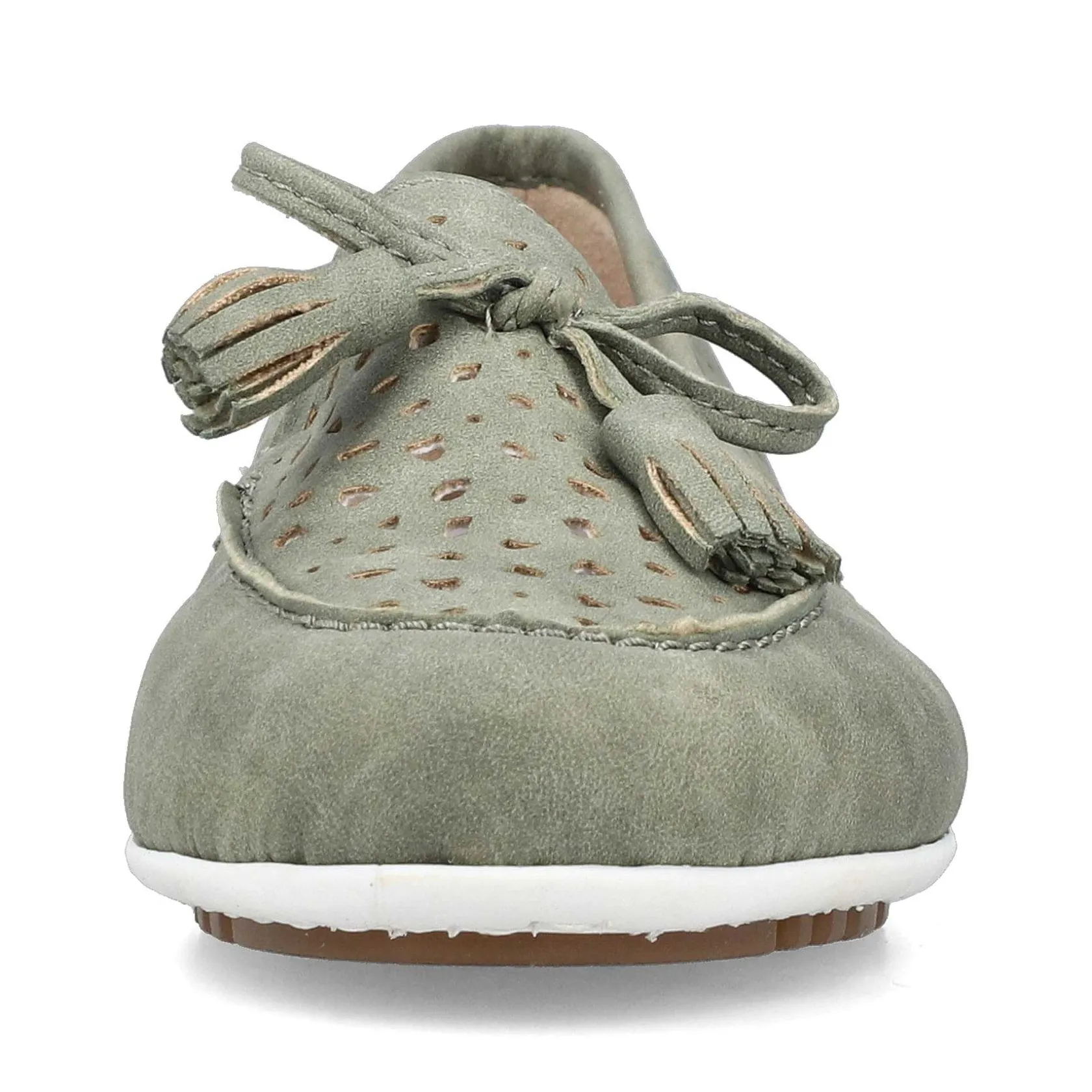 Rieker Loafers & Ballerinas-Women'S Loafers Green Grey