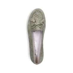Rieker Loafers & Ballerinas-Women'S Loafers Green Grey