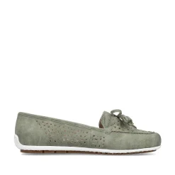 Rieker Loafers & Ballerinas-Women'S Loafers Green Grey