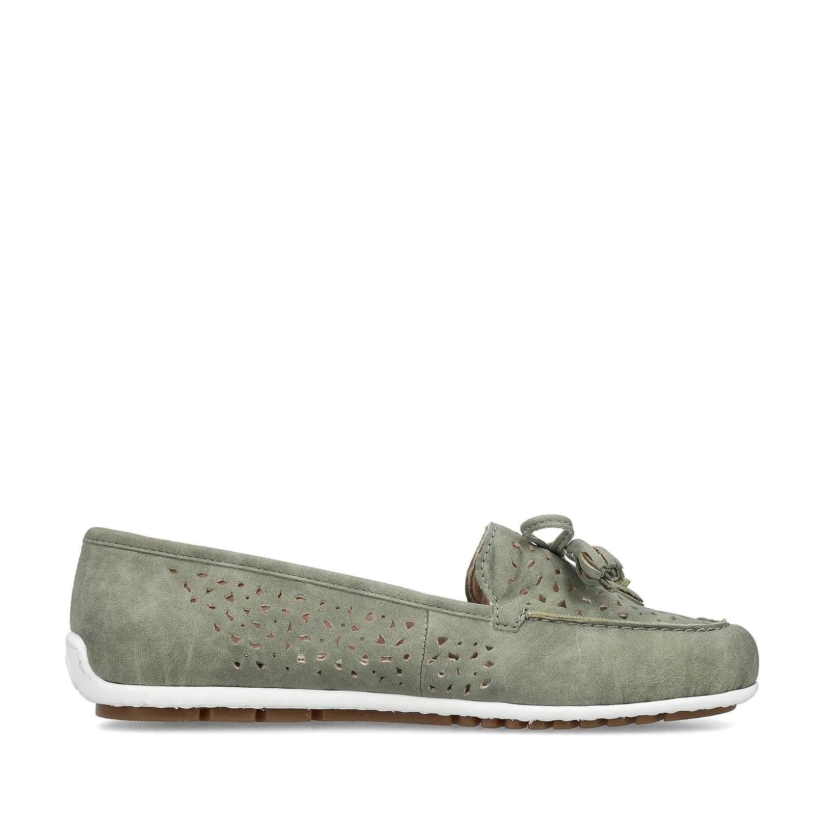 Rieker Loafers & Ballerinas-Women'S Loafers Green Grey