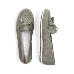 Rieker Loafers & Ballerinas-Women'S Loafers Green Grey