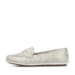 Rieker Business Shoes-Women'S Loafers Light Beige