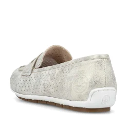 Rieker Business Shoes-Women'S Loafers Light Beige