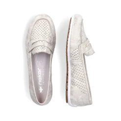 Rieker Business Shoes-Women'S Loafers Light Beige