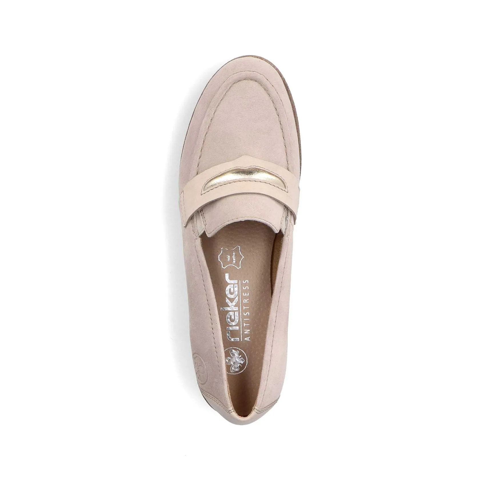 Rieker Business Shoes-Women'S Loafers Light Beige