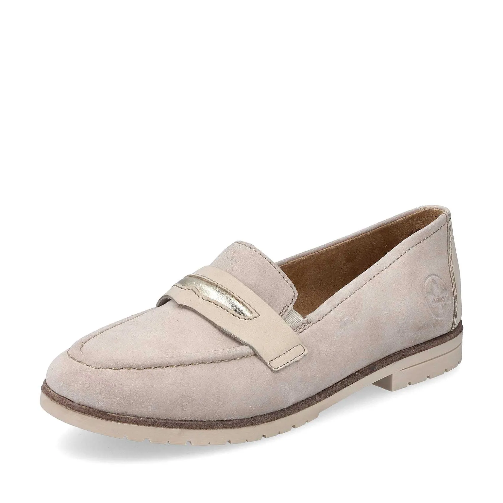 Rieker Business Shoes-Women'S Loafers Light Beige