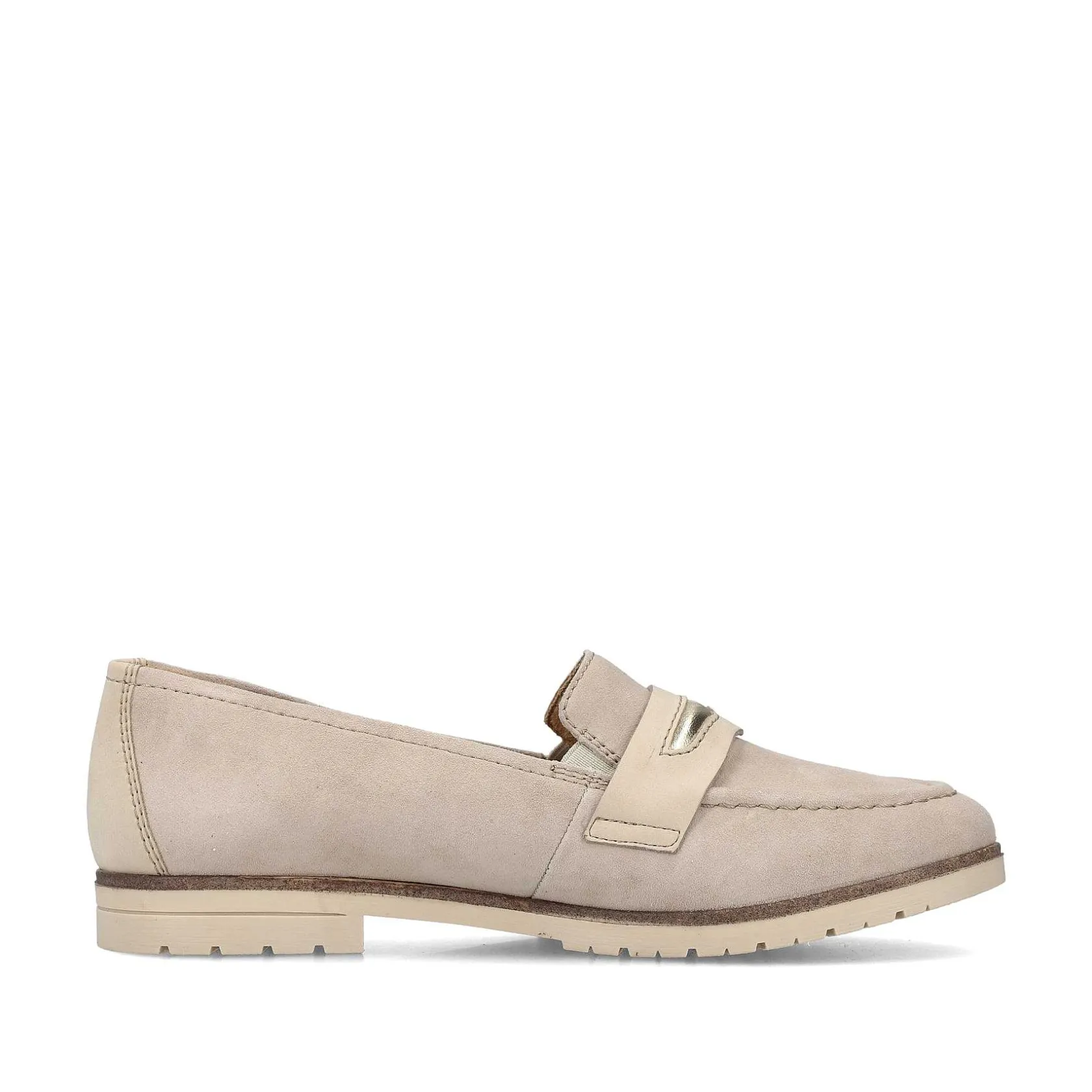 Rieker Business Shoes-Women'S Loafers Light Beige
