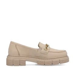 Rieker Business Shoes-Women'S Loafers Light Beige