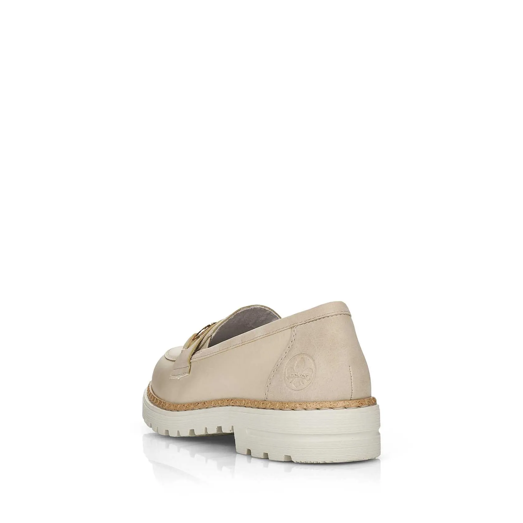 Rieker Business Shoes-Women'S Loafers Light Beige
