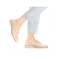 Rieker Loafers & Ballerinas-Women'S Loafers Light Beige