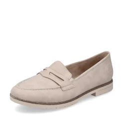 Rieker Business Shoes-Women'S Loafers Light Beige